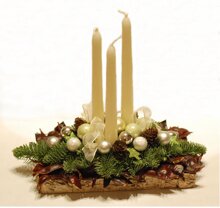 świąteczny stroik na stół - Boże Narodzenie